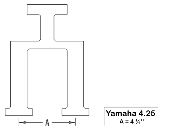 ProRule Transom Saver - Yamaha 4.25''